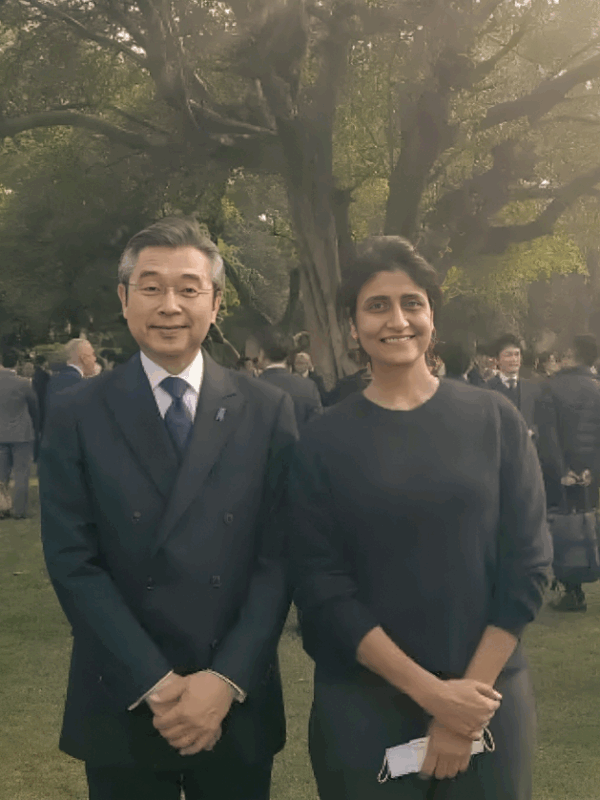 Ma'am with Japanese Ambassador_